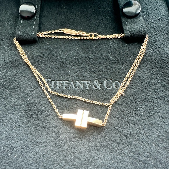 Tiffany & Co T Two Bracelet 18K Rose Gold - Picture 5 of 5